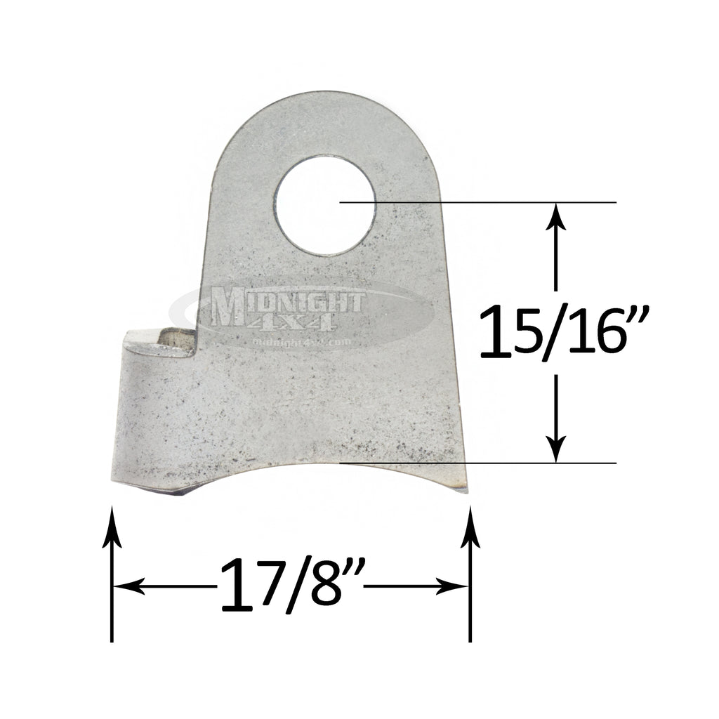 Radius Shock Mount, Fits 3" Tube, 1-1/2" Inner, SHO0012, Midnight 4x4