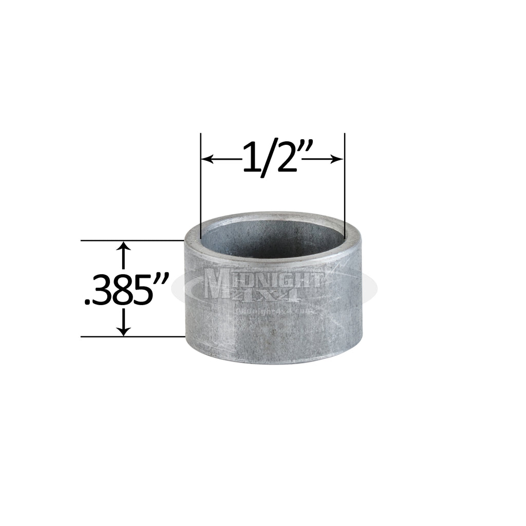 1/2" Shock spacer, King spacer, fox spacer, 1 1/4" full mount width, Midnight 4x4