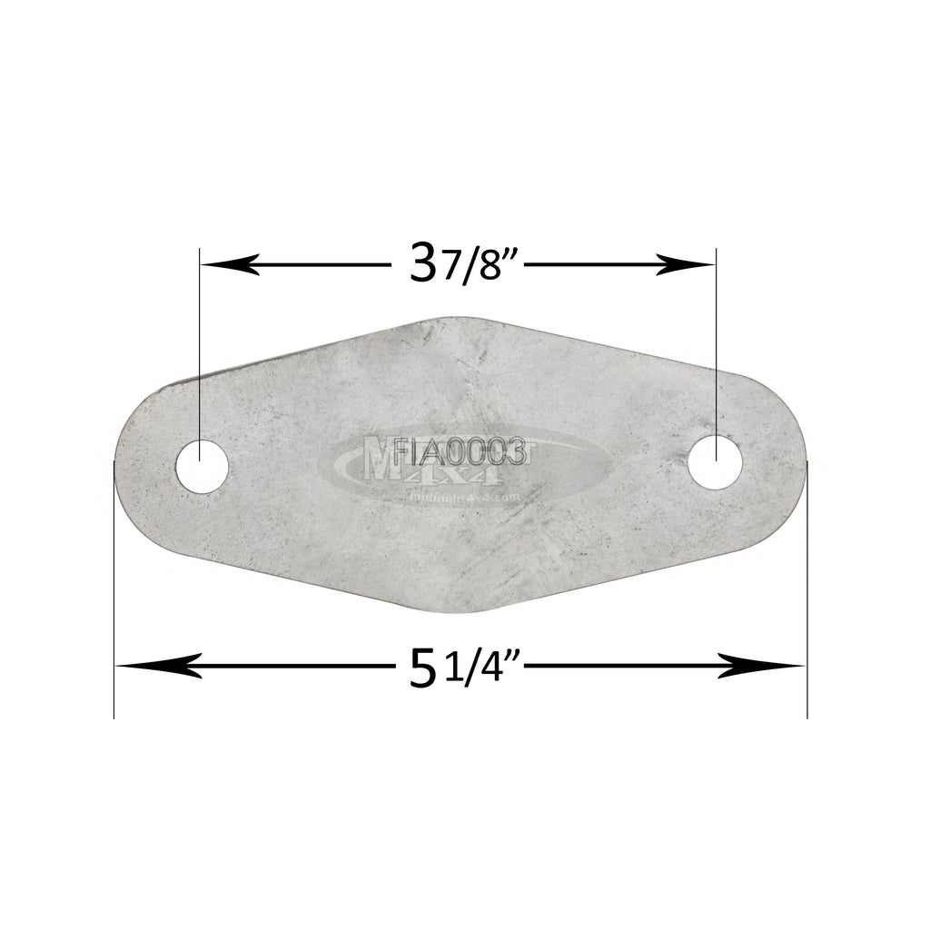 FLA0003, Flange, Fabrication Part, Midnight 4x4