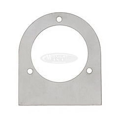 3 Hole Fuel Filler Mounting Tab, 2-7/8" ID, 1/4" Mount Holes, Midnight 4x4