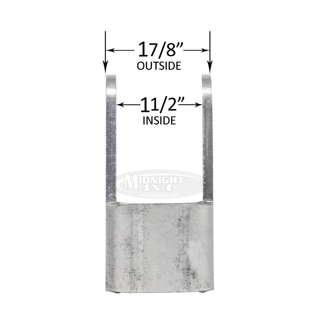 Long Radius Mount Shock Bracket, 1/2" Mount Hole, SHO0024, Midnight 4x4, Radius mount, shock, suspension mount
