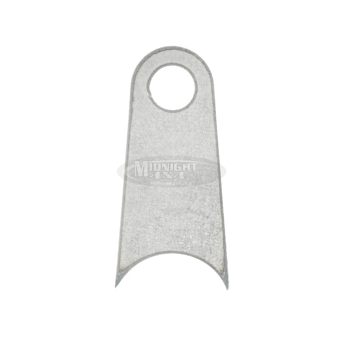Radius mount tab, 3/8" mount hole, 1-1/2" long, fits 1" tube, Midnight 4x4