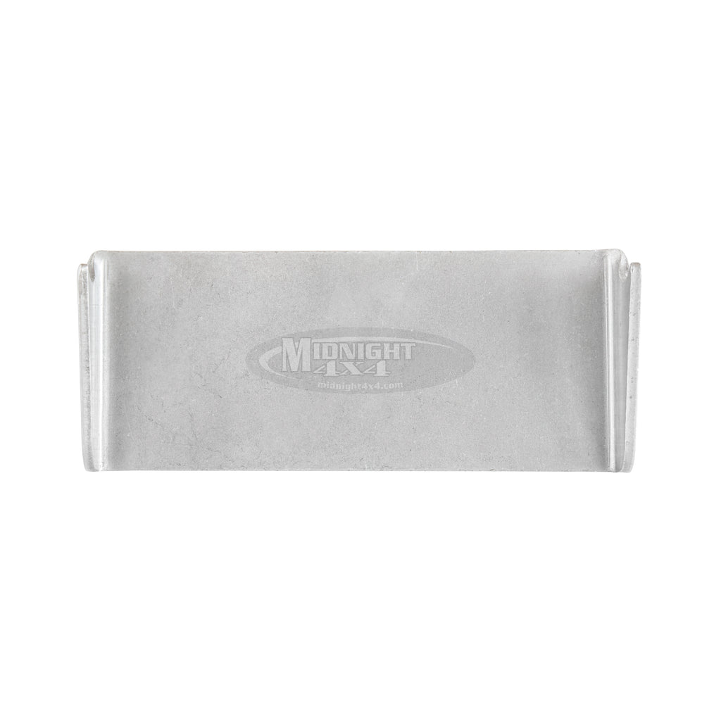 Transmission mount bracket without slots, 6" long, fits 1-1/2" tube, 2-1/2" tall, midnight 4x4