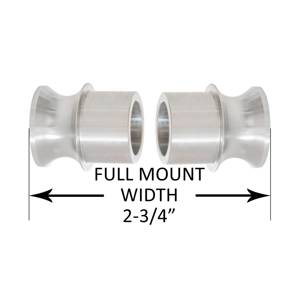 16-12HB, 1" High Misalignment Spacer, Fits 3/4" bolt, hi mis spacer, heim spacer, High Mis Spacer, 2-3/4" mount width, midnight 4x4