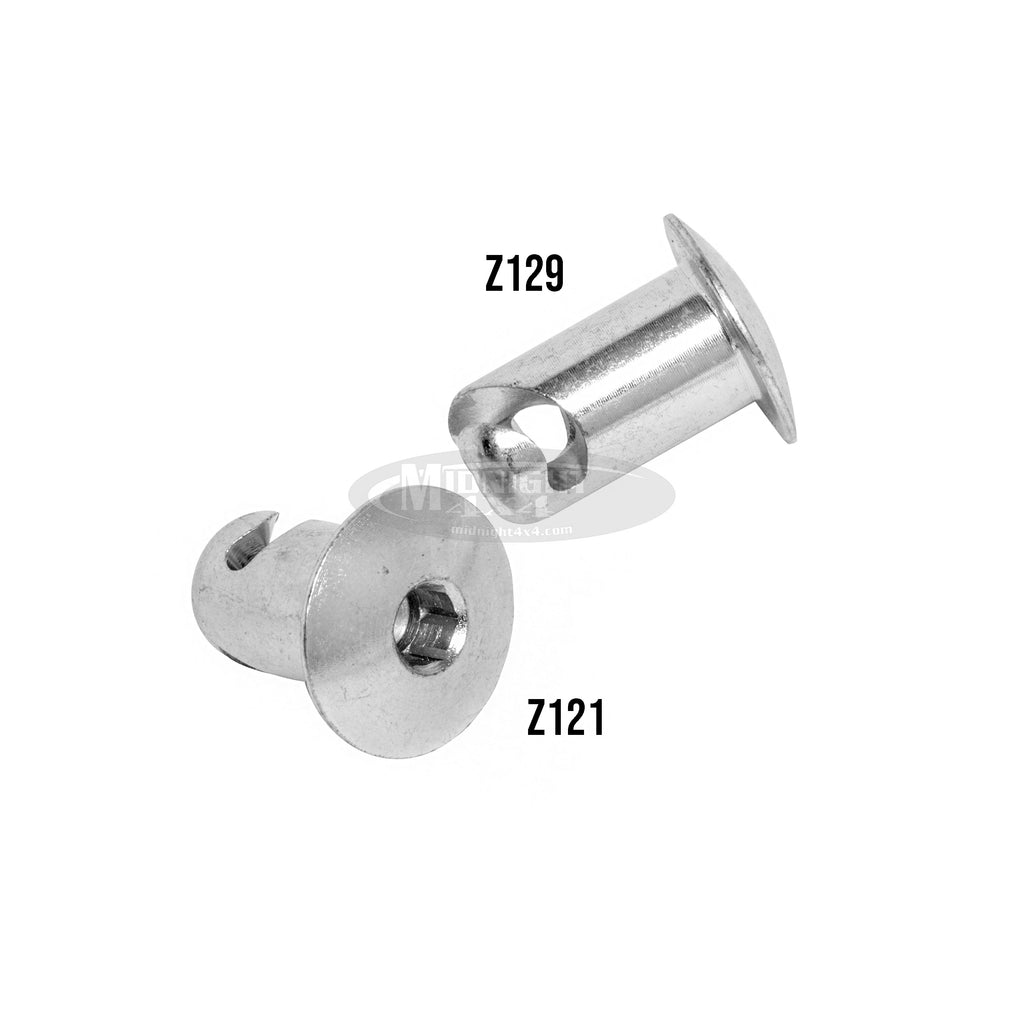 DZUS Fastener Buttons - Steel