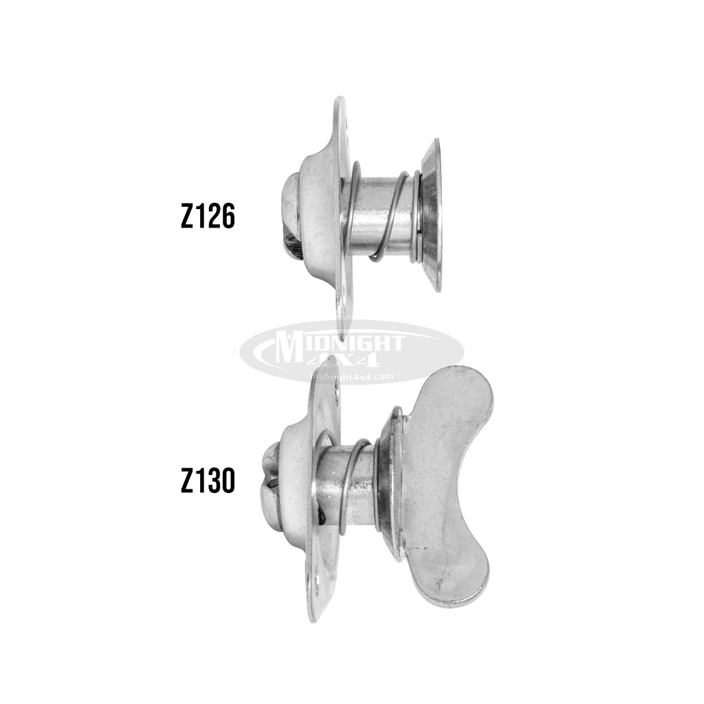 10x Self Ejecting Fastener Buttons & Springs Dzus QuarterTurn - Foto 7