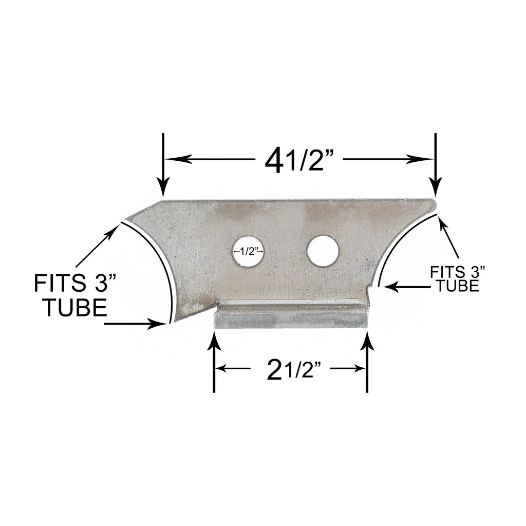 TRA0009, Track Bar Mount, Radius Arm Mount, Midnight 4x4