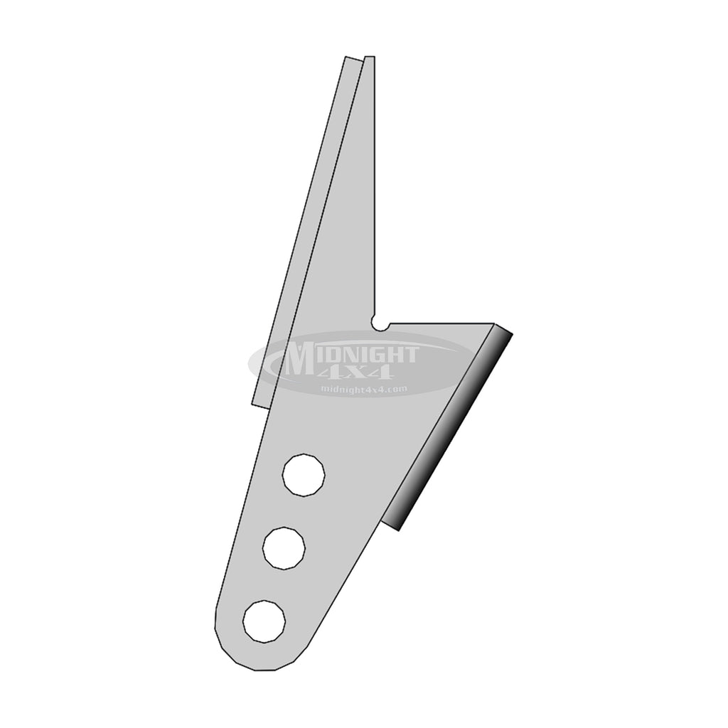 TRA0008, track bar mount, frame side inside, midnight 4x4
