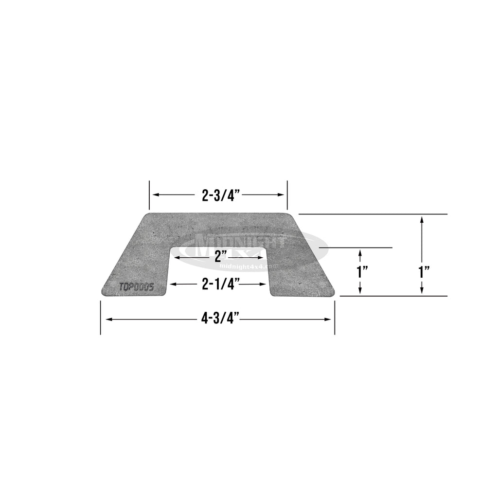 Trapezoid Tie Down Points