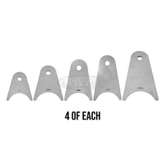 Large Radius Tab Kit - 20 Pieces