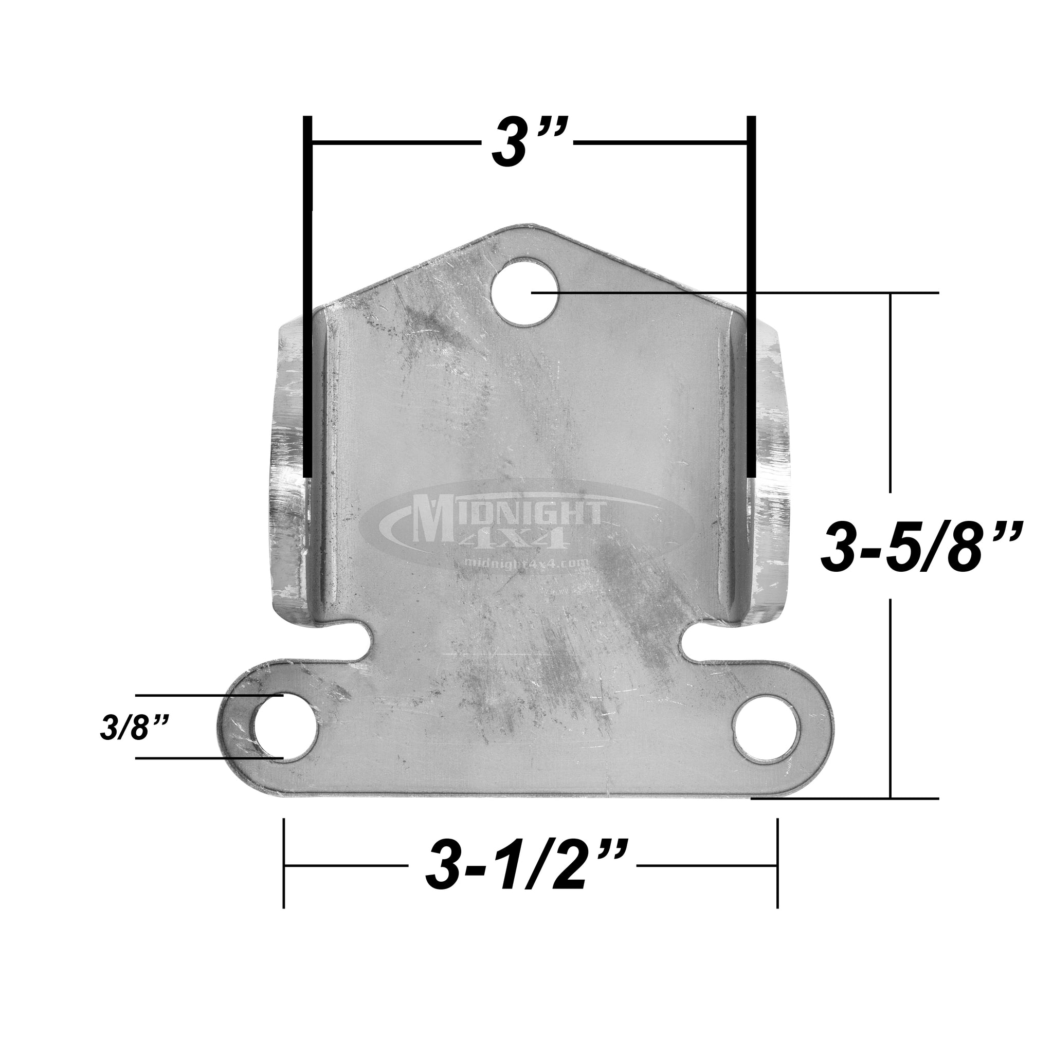 Engine Mounting Drawing Small Block Chevy Motor Mount - MOT0006 – Midnight 4x4
