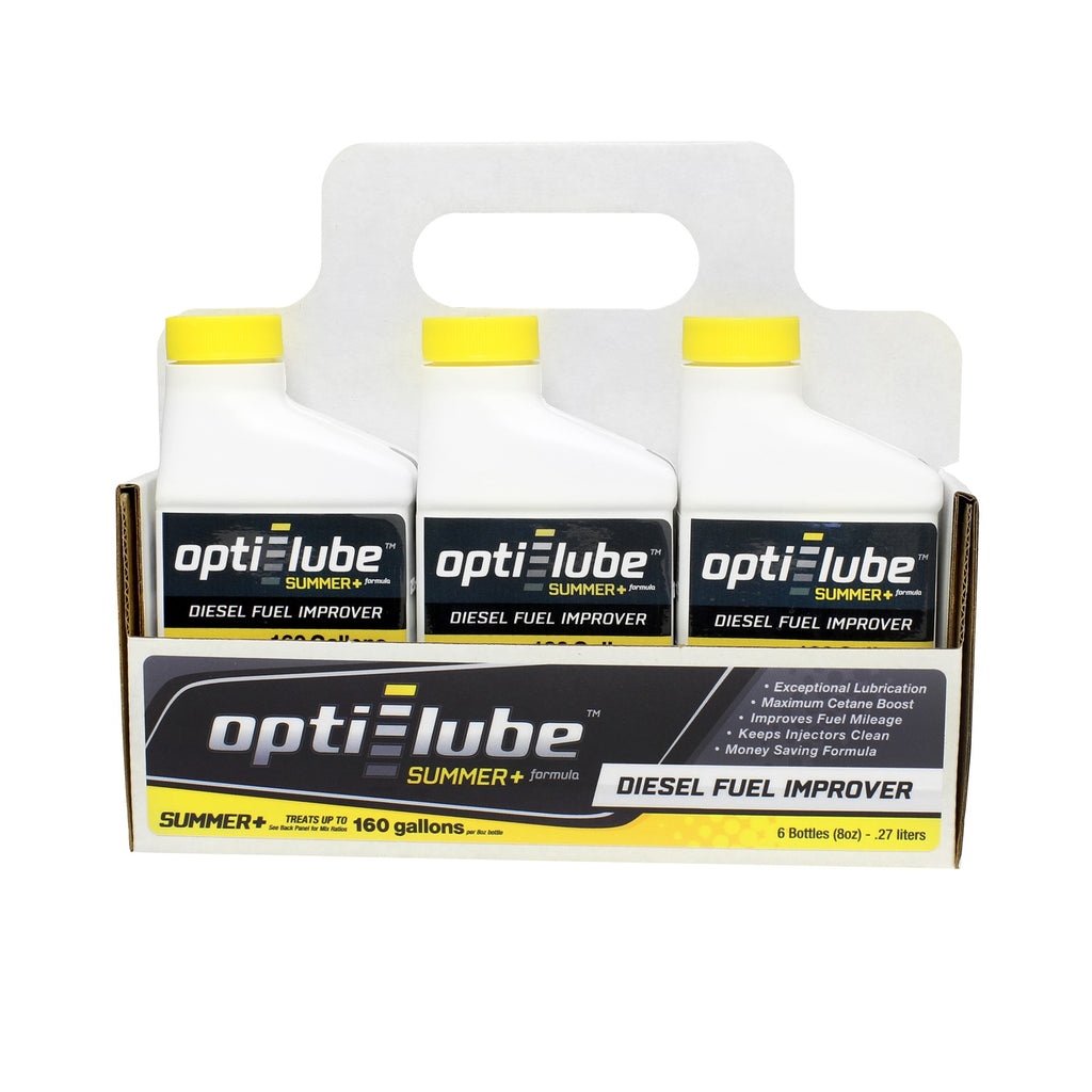 Optilube, Opti Lube, Diesel fuel additive, fuel additive, diesel additive, diesel lubrication, cetane boost, booster, injector cleaner, summer, summer formula, optilube yellow, midnight 4x4