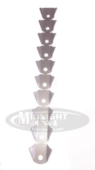 Trick Tab, TRI0002, Midnight 4x4. M4, 1/2" hole, 1/8" thick, .5, .125, 2" x 2.5", 2in, 2.5in, 2-1/2, 2 1/2