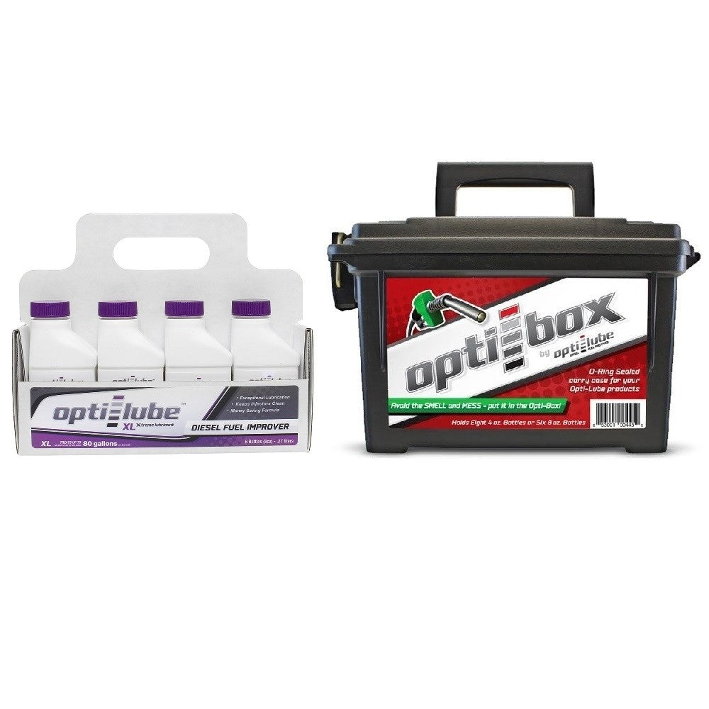 Optilube, Opti Lube, Diesel fuel additive, fuel additive, diesel additive, diesel lubrication, cetane boost, booster, injector cleaner, XL, optilube purple, midnight 4x4